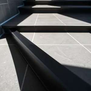 Profil schodowy do płytek czarny