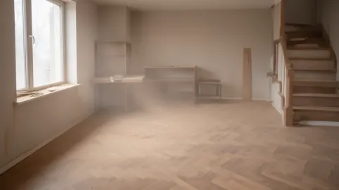 Pył po cyklinowaniu