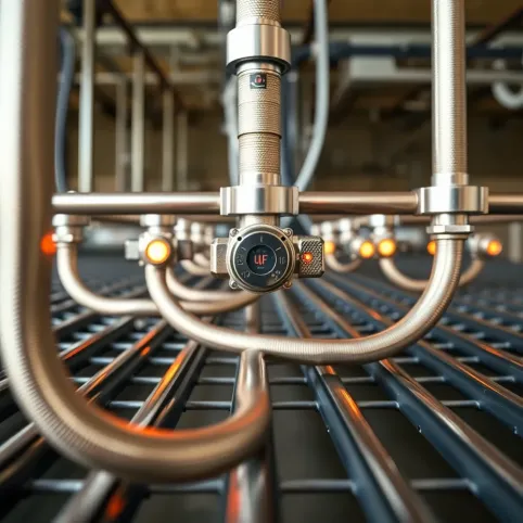 Rozdzielacz ogrzewania podłogowego z elektrozaworami