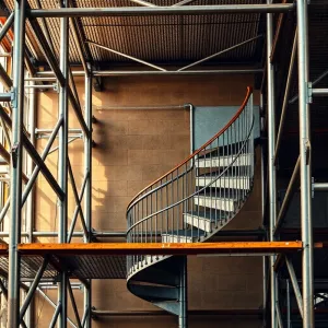 Rusztowanie na schody zabiegowe