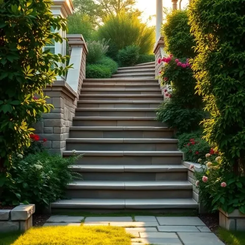 Schody do domu zewnętrzne