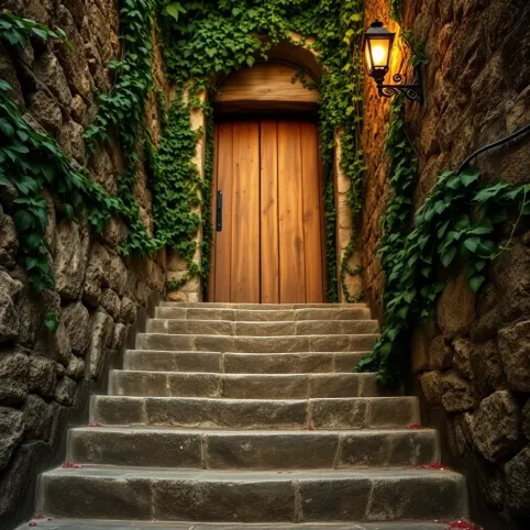 Schody do piwniczki ogrodowej