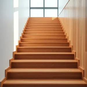 Schody drewniane z podstopniami