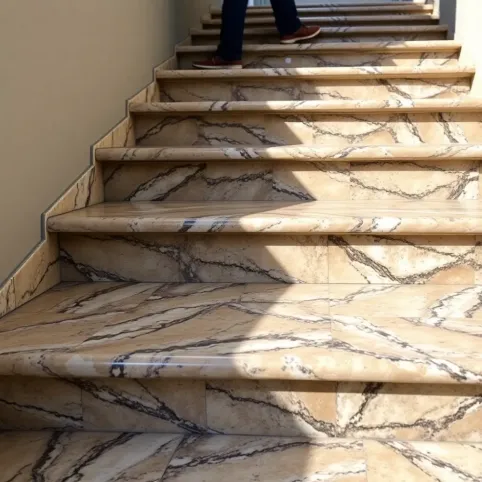 Schody granitowe z montażem