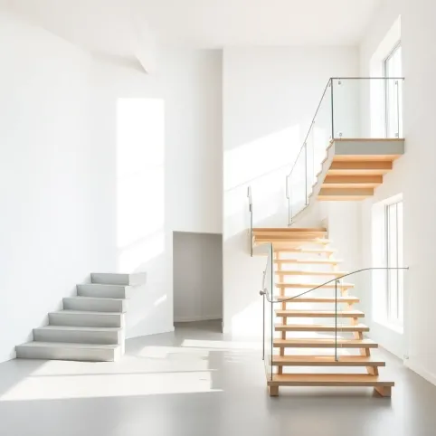 Schody jednobiegowe a dwubiegowe