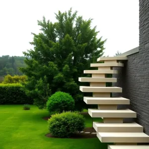 schody lewitujące zewnętrzne  jak zrobić