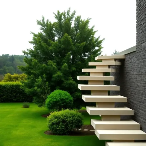 schody lewitujące zewnętrzne  jak zrobić