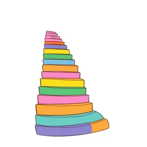 Schody rysunek dla dzieci