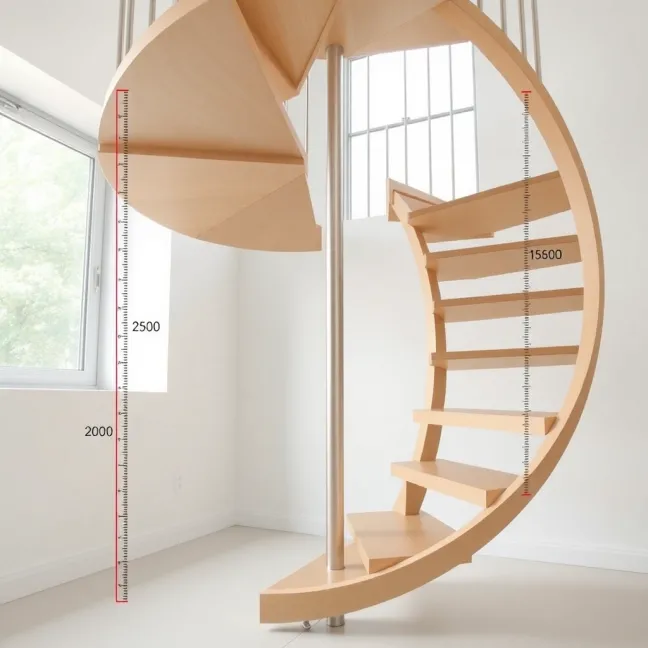 Schody spiralne wymiary