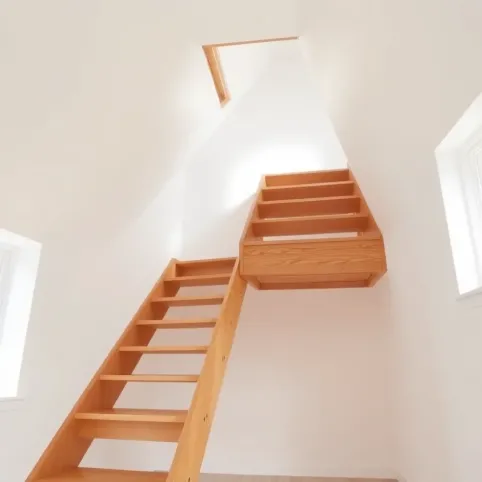 Schody strychowe z montażem