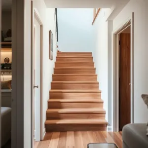 Schody w domku 35m2