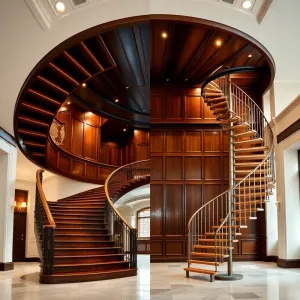 Schody wachlarzowe a kręcone