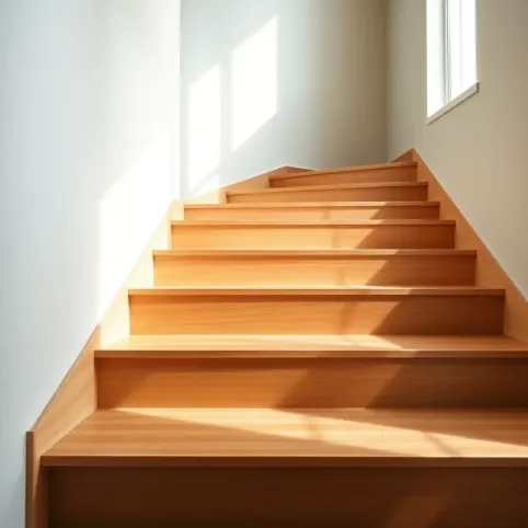 schody z paneli podłogowych