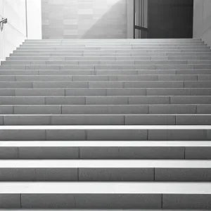 Schody z piaskowca szarego