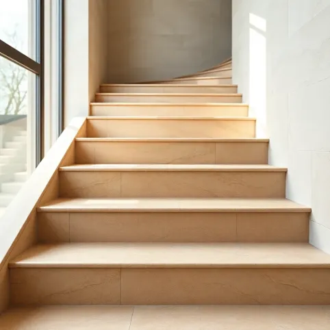 Schody z płytek wewnętrzne