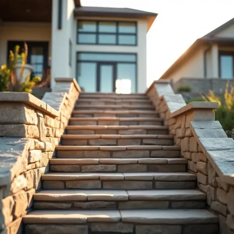 Schody zewnętrzne do domu