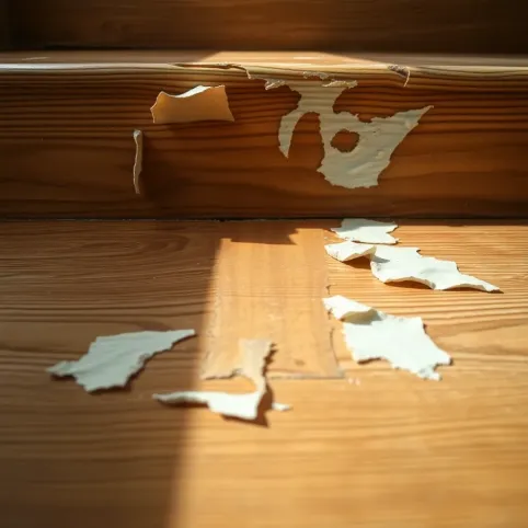 Schodzi lakier bezbarwny jak naprawić