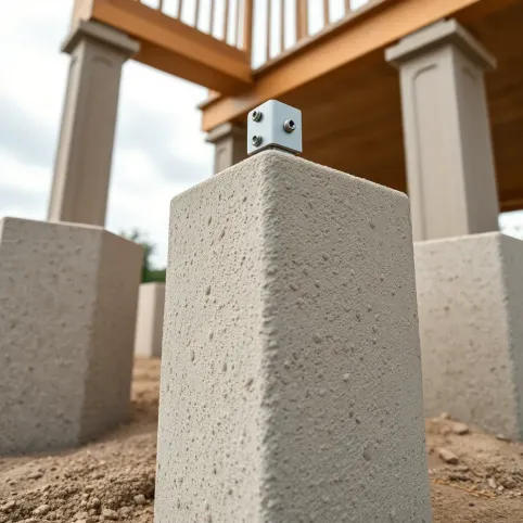 Słupki betonowe pod taras cena