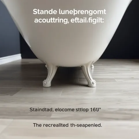 Standardowa wysokość wanny od podłogi