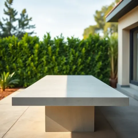 Stół betonowy do ogrodu