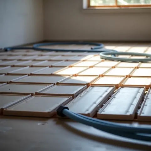 System szybkiego montażu ogrzewania podłogowego