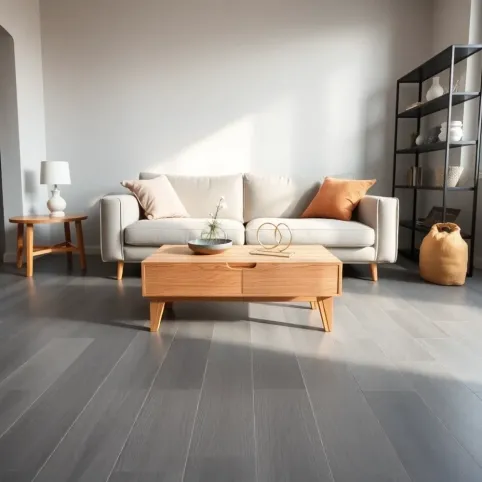 Szarą podłoga jakie meble