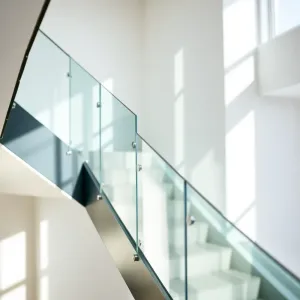 Szklana balustrada schody cena