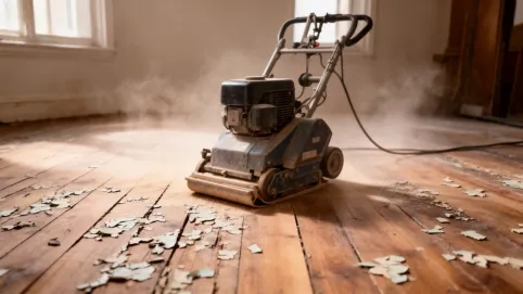 Szlifierką do cyklinowania