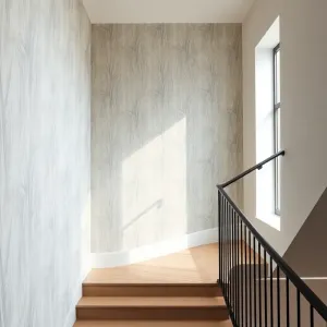 Tapeta na ścianę przy schodach