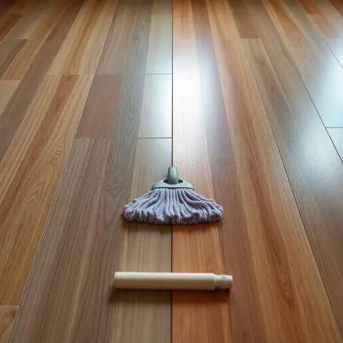 Technika mycia podłogi