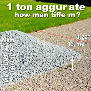 Tona kruszywa ile to m2