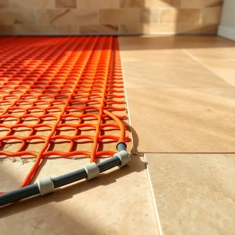 Układanie płytek a ogrzewanie podłogowe