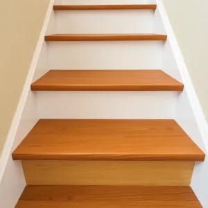 Wykończenie schodów listwami