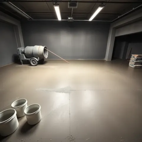 Wylewanie posadzki w garażu