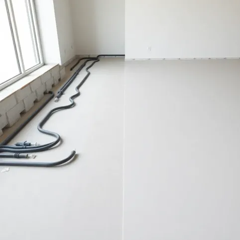 Wylewka samopoziomująca a ogrzewanie podłogowe