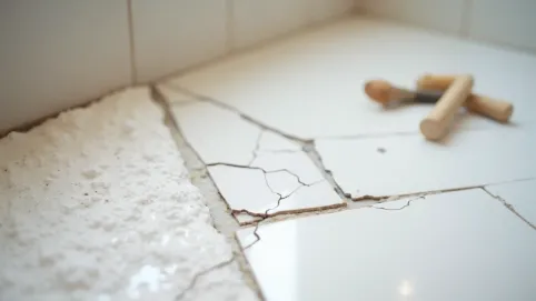 wymiana płytki podłogowej