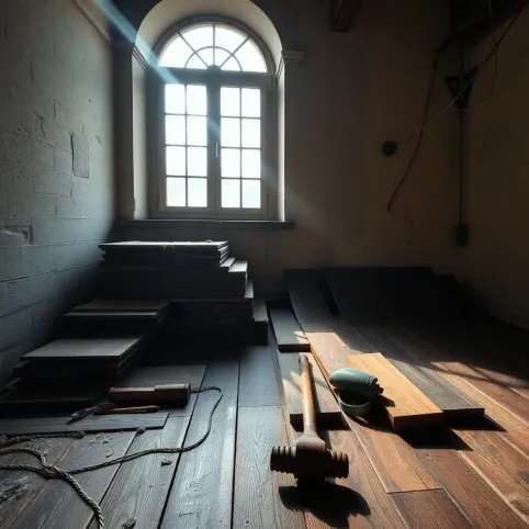 Wymiana podłogi w kamienicy