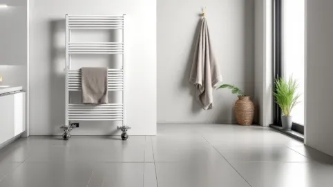 wysokość grzejnika łazienkowego od podłogi