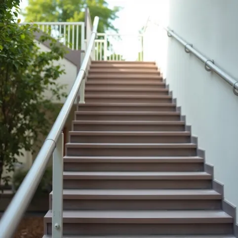 Wysokość poręczy na schodach zewnętrznych