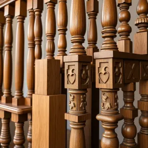 Wzory balustrad drewnianych