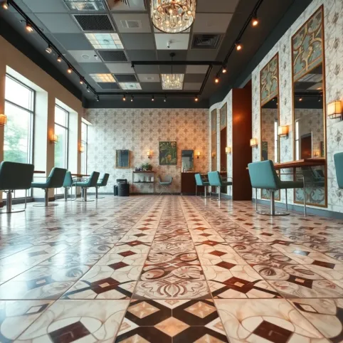 Wzory podłogi w salonie