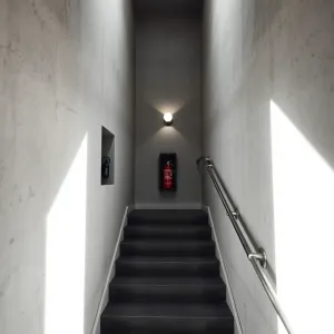 Zabudowa klatki schodowej w bloku