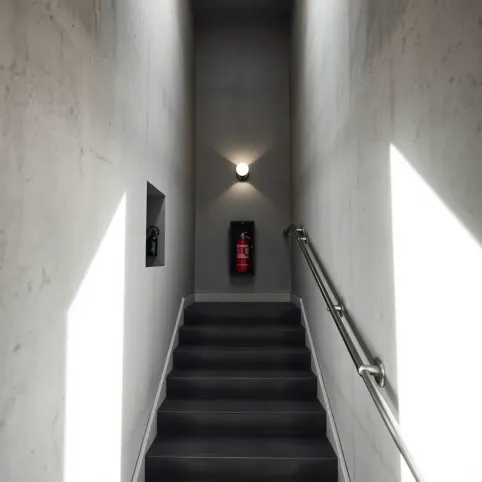 Zabudowa klatki schodowej w bloku