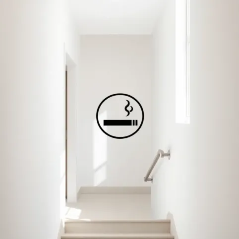 Zakaz palenia na klatce schodowej wzór