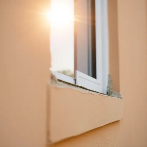 Zaprawa do obróbki okien na zewnątrz