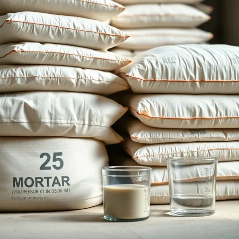 Zaprawa murarska 25 kg ile to m3