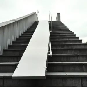 Zjazd dla wózków na schodach