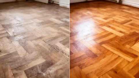 Zmiana koloru parkietu bez cyklinowania