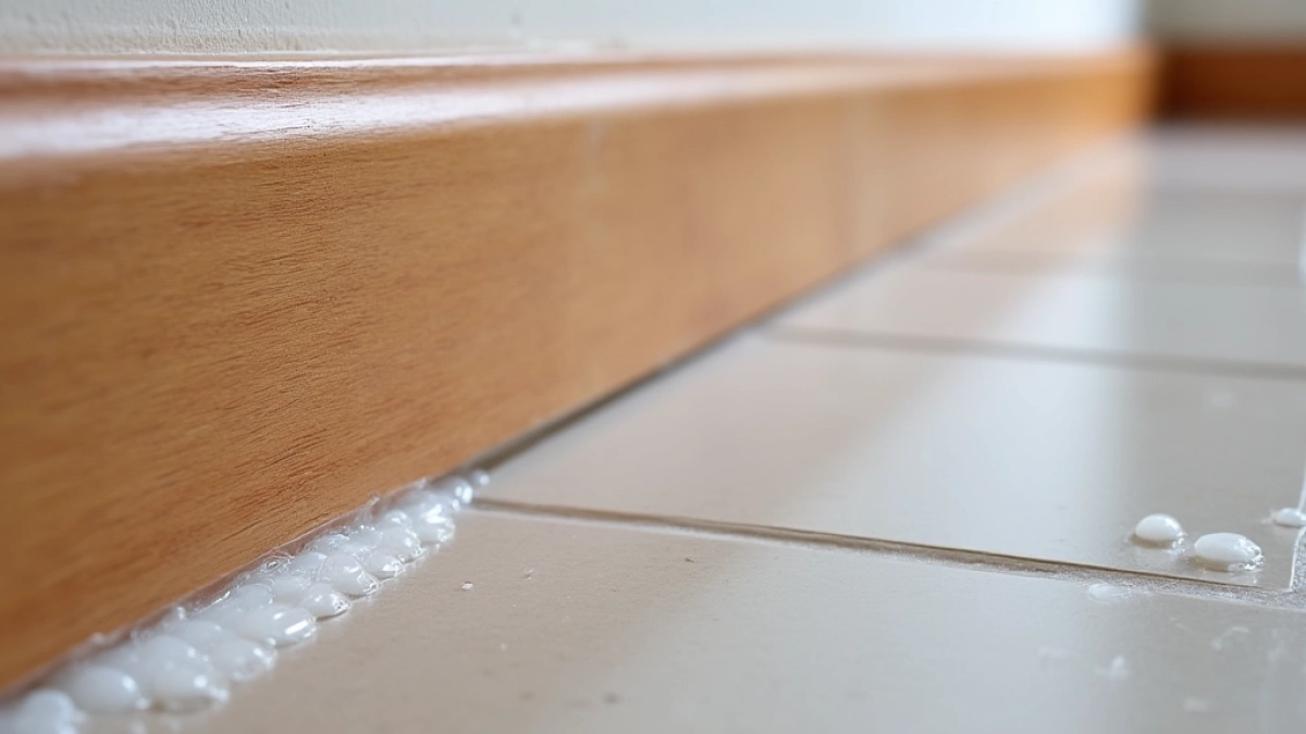 silikon przy listwach przypodłogowych