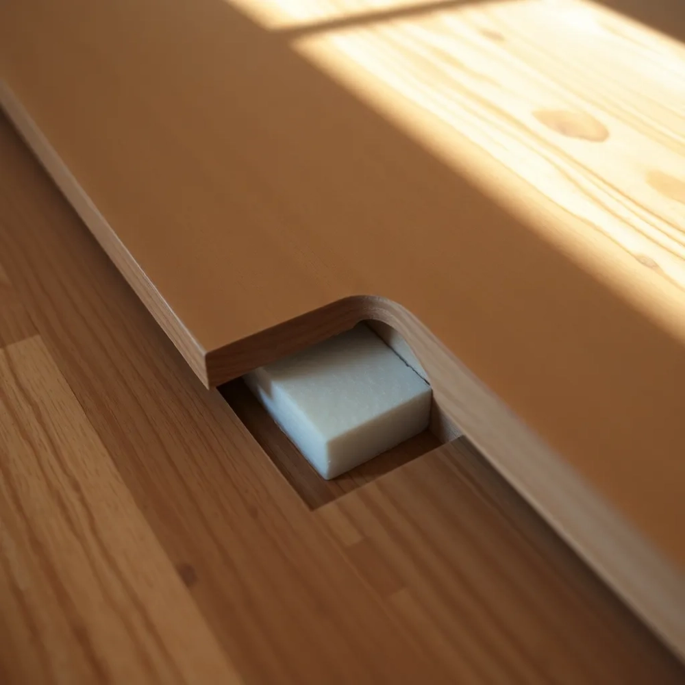 Skrzypiąca podłoga pianka montażową